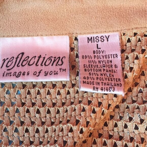 Reflections faux suede jacket sz Missy L - Picture 5 of 5